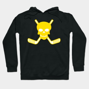 SKULL AND CROSSED HOCKEY STICKS Hoodie